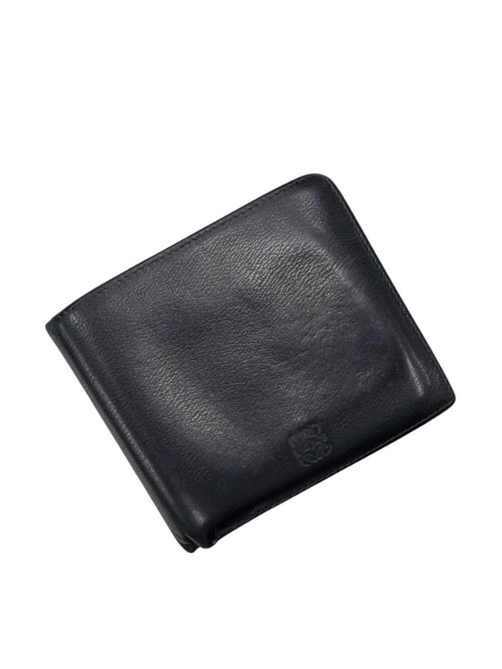 Loewe Bifold Wallet Black Anagram Leather